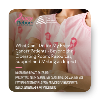 Aesthetic Foundation Webinar