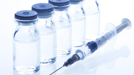 Bottles of Botox, Dysport and Xeomin botulinum toxin A